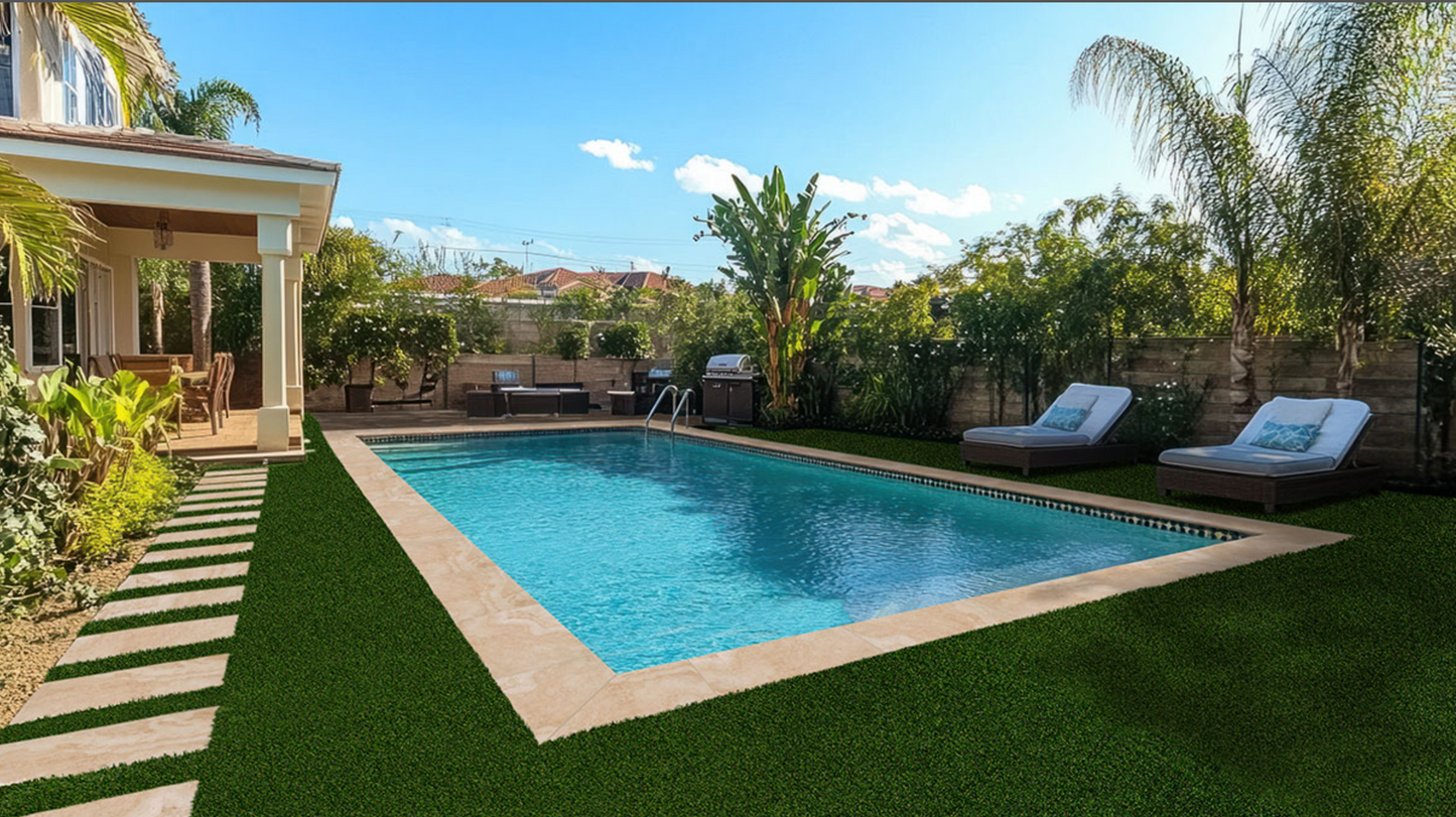 Turf Artificial Grass MEADOW GREEN PET-TURF 91 - 15 FTx100 FT/Roll