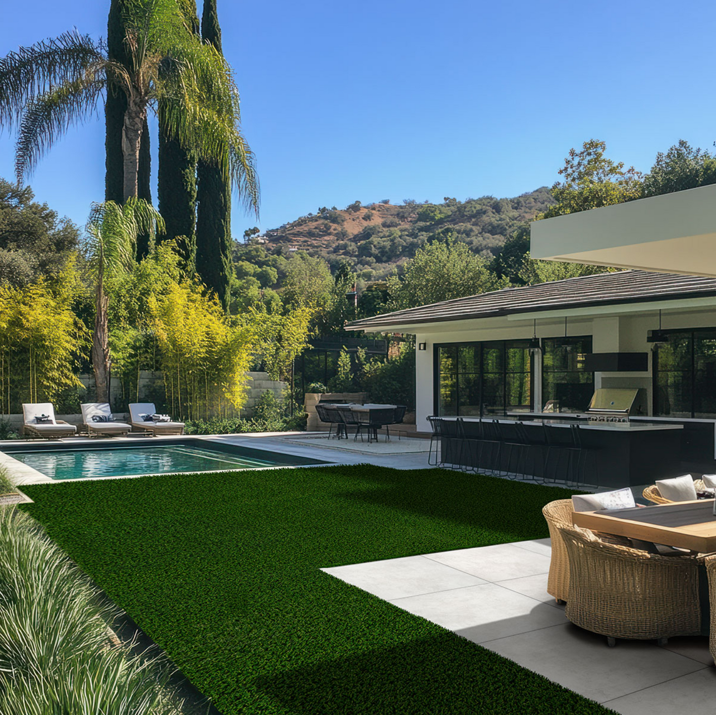 Turf Artificial Grass Viridian Green Turf 76-15 FTx100FT/Roll