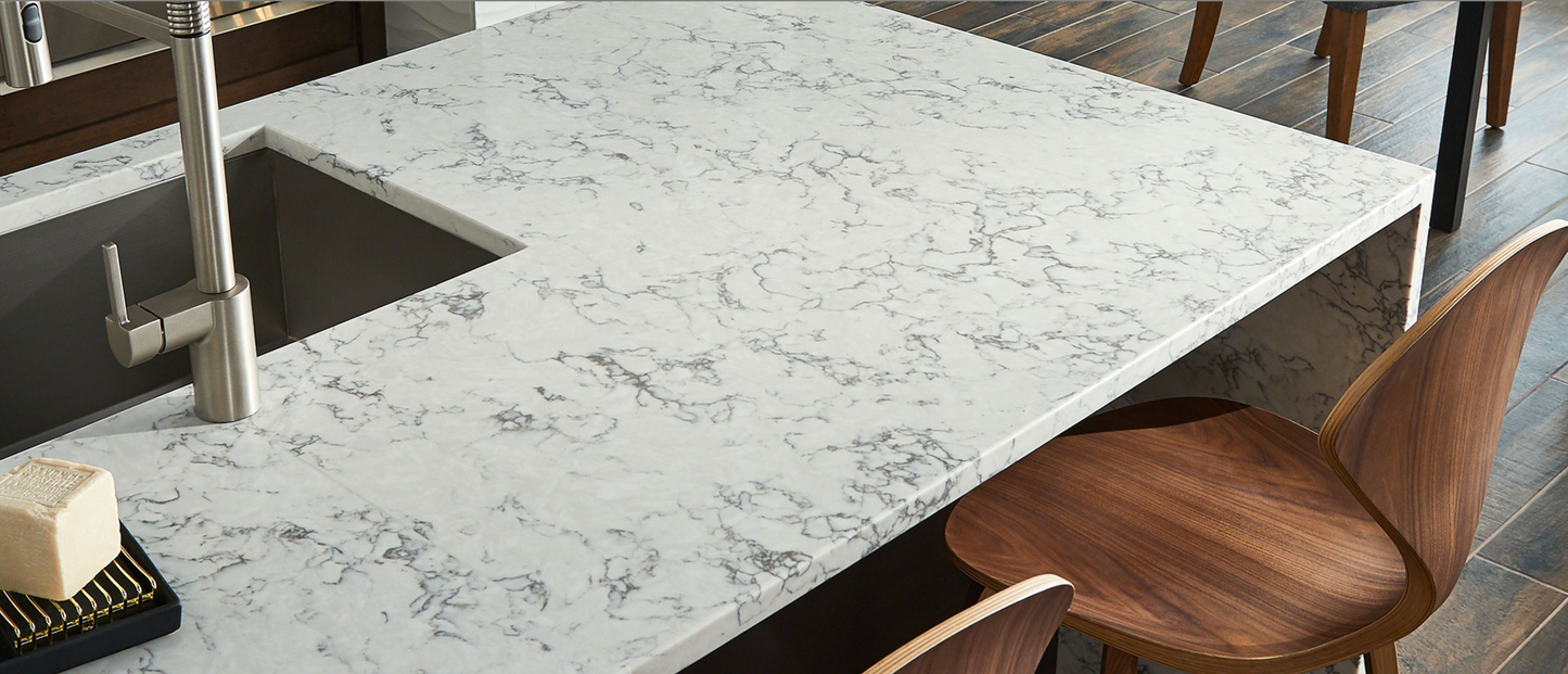 Countertop Quartz 2cm-3cm Blanca Arabescato MSI