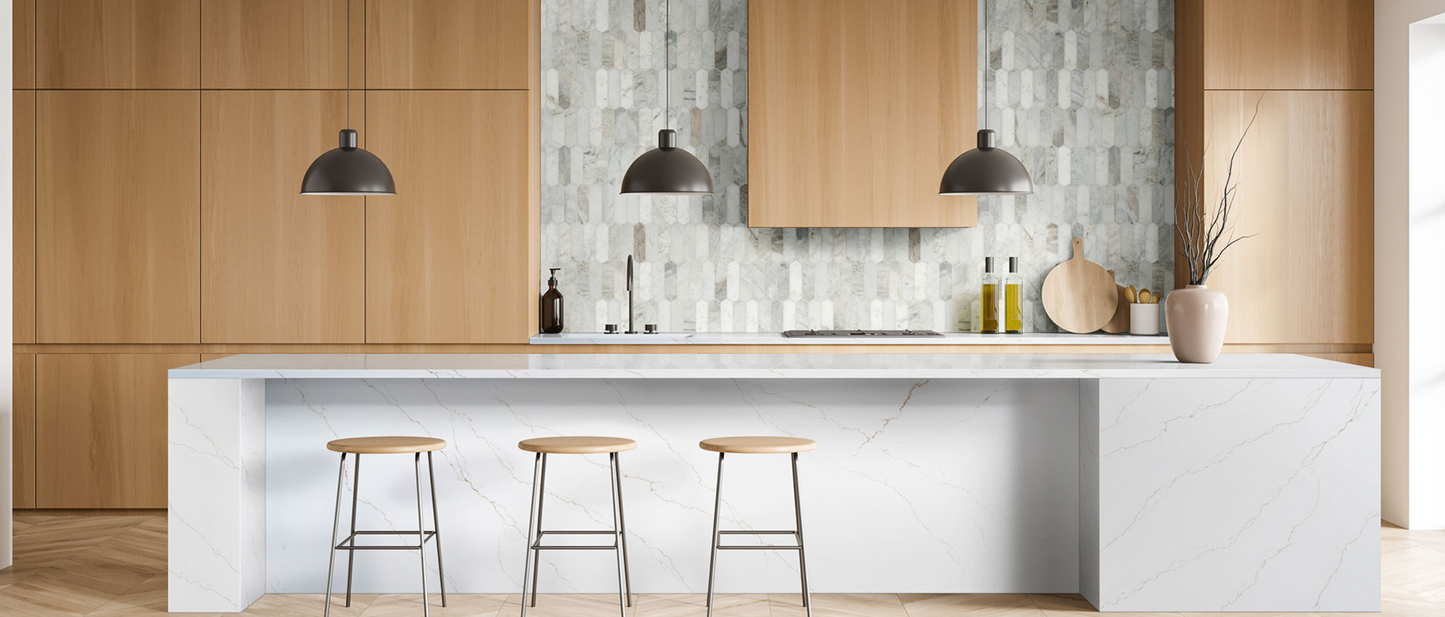 Countertop Quartz 2cm-3cm Calacatta Abezzo MSI