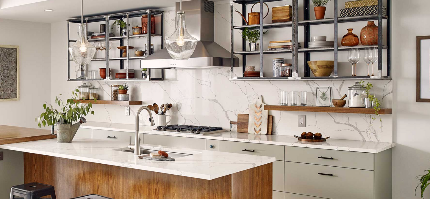 Countertop Quartz 2cm - 3cm Calacatta Laza MSI