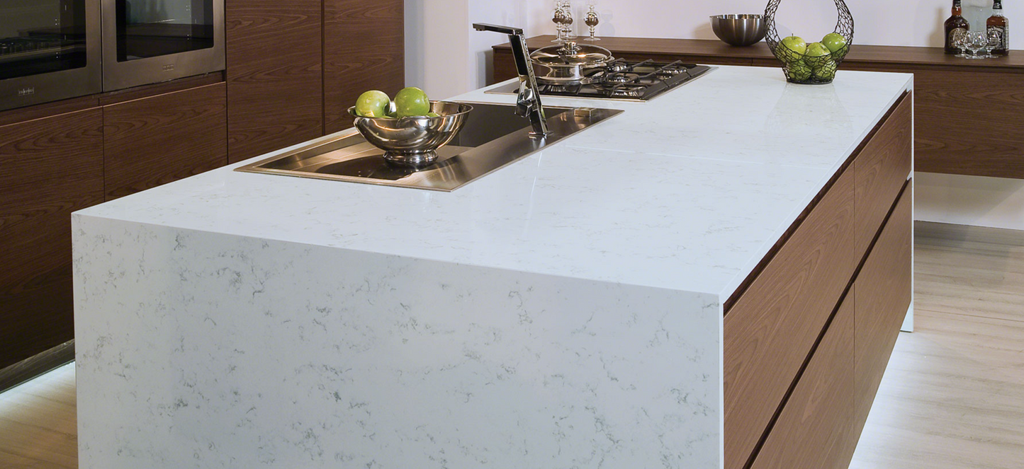 Countertop Quartz 2cm - 3cm Fairy White MSI