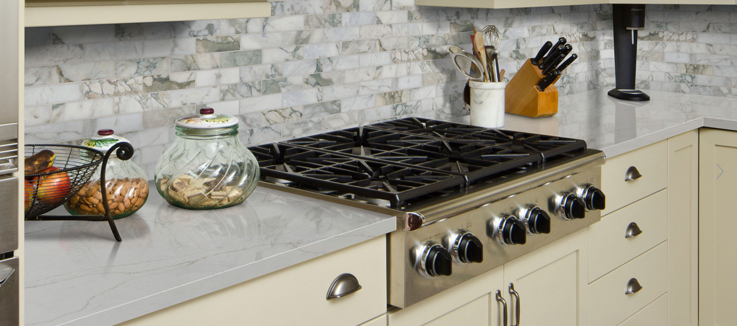 Countertop Quartz 3cm Calacatta Prado MSI