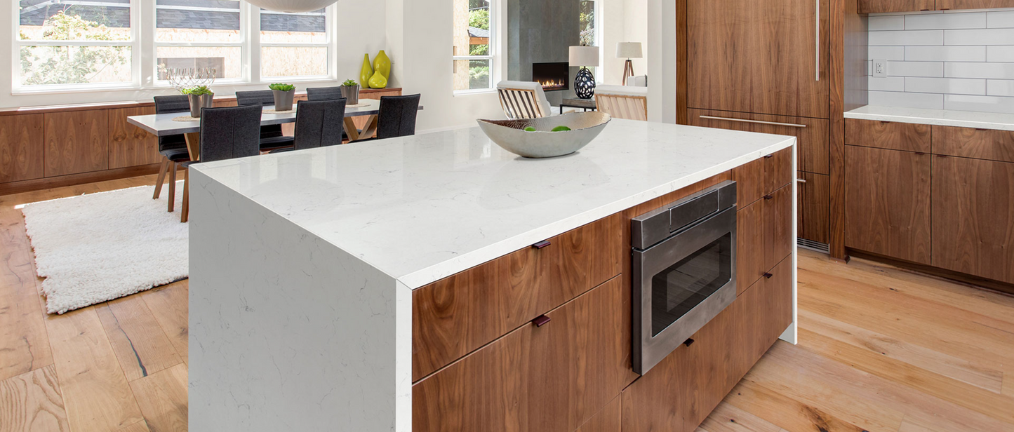 Countertop Quartz 2cm - 3cm Carrara Delphi MSI