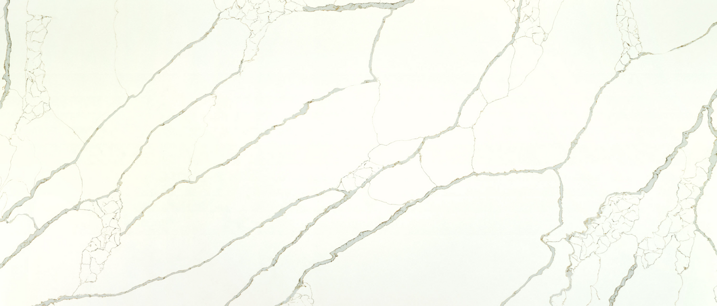 Countertop Quartz 2cm - 3cm New Calacatta Laza Gold MSI