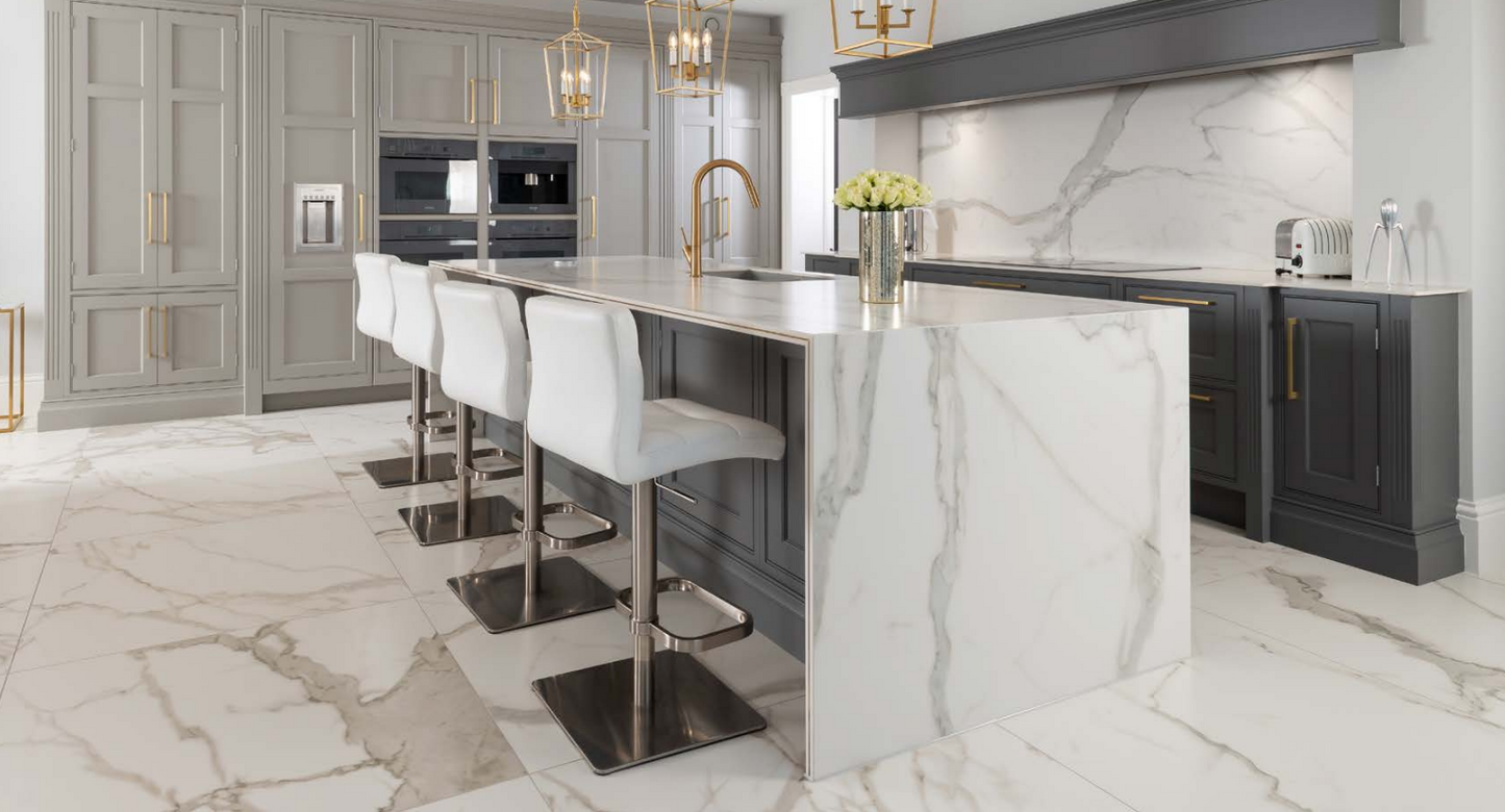 Porcelain Slab Techlam - Kalos Bianco 12mm