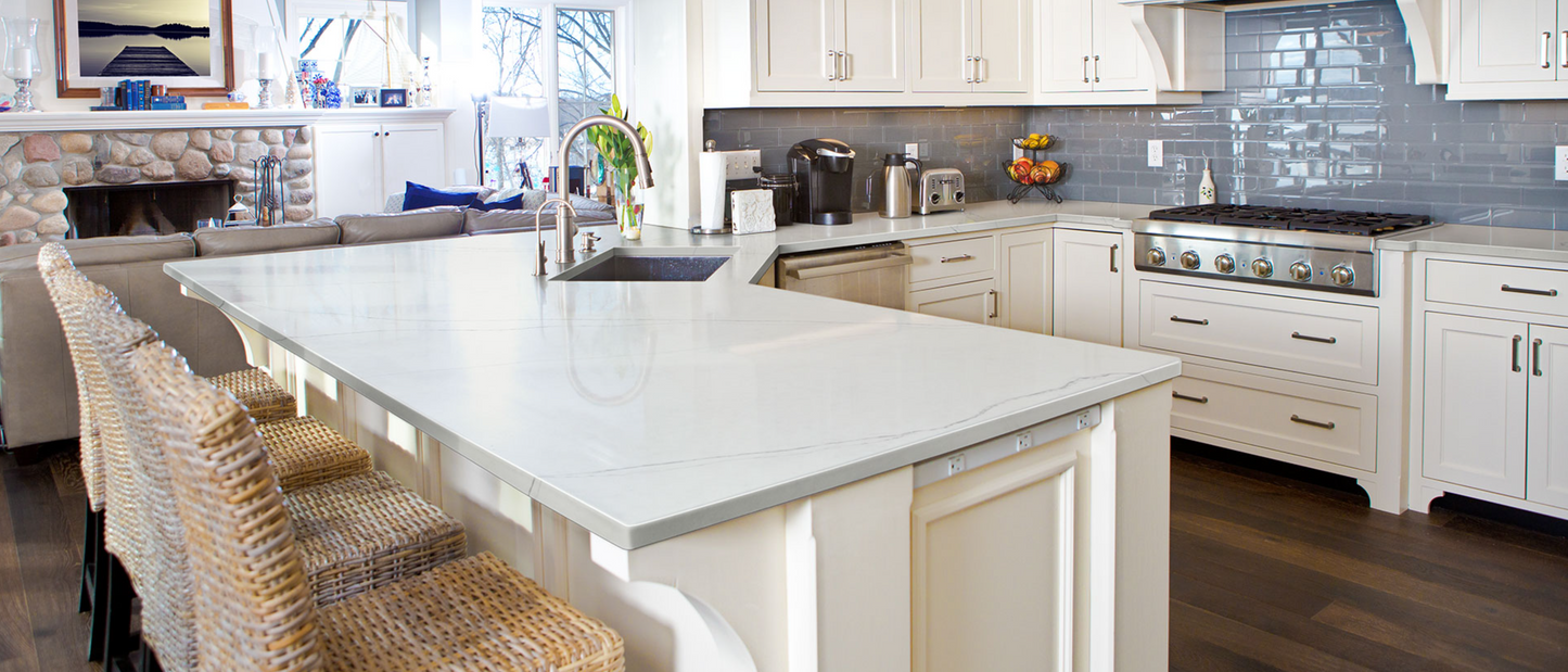 Countertop Quartz 2cm Calacatta Trevi MSI