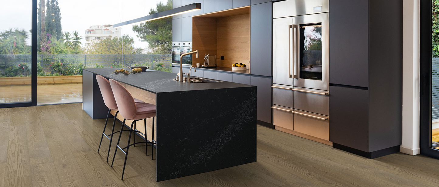 Comptoir en quartz 3cm MIDNIGHT CORVO MSI