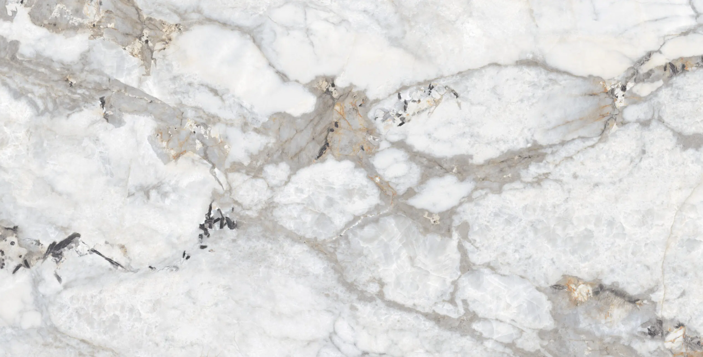 Comptoir en quartz Prime Stone 2cm - 3cm Genesis Cristallo  63,5 x 127 po