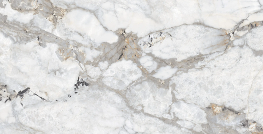 Comptoir en quartz Prime Stone 2cm - 3cm Genesis Cristallo  63,5 x 127 po