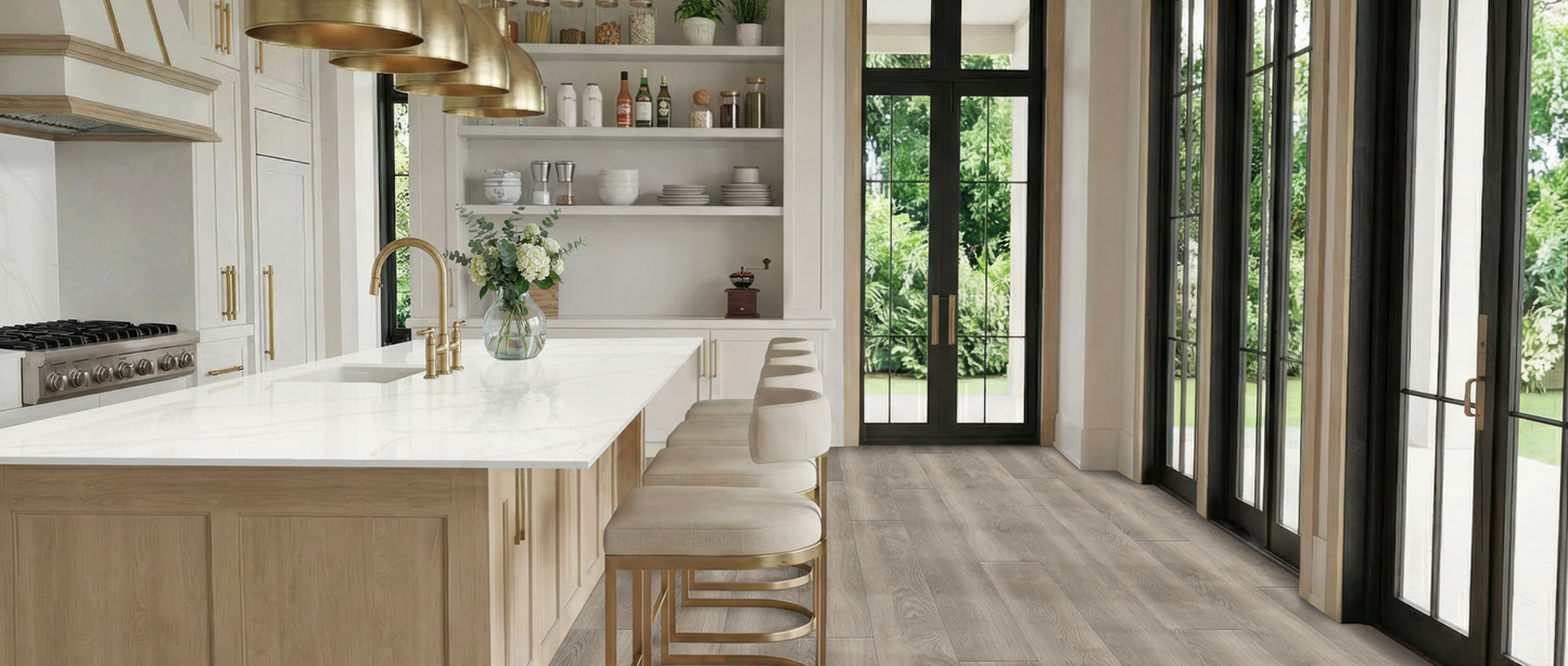 Comptoir en quartz 2 cm - 3 cm Calacatta Elysio MSI