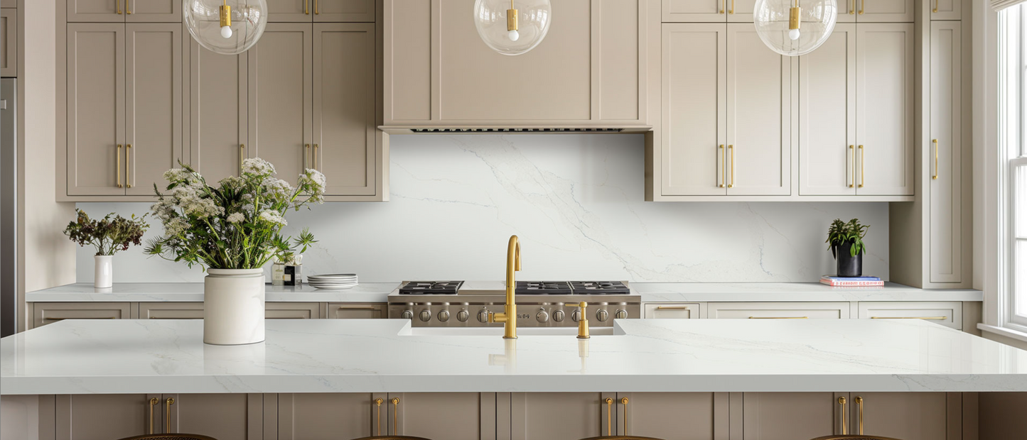 Countertop Quartz 2cm - 3cm Calacatta Safyra MSI