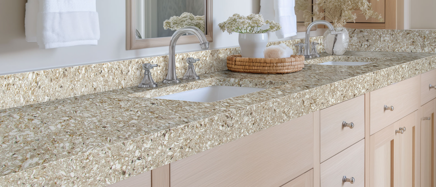 Countertop Quartz 2cm - 3cm Chakra Beige 131x65 MSI