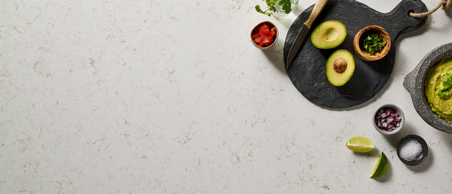 comptoir en quartz 2 cm - 3 cm Blanca Statuarietto 131x65 MSI