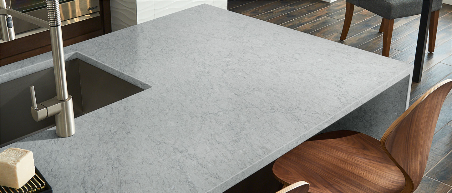 comptoir en quartz 2 cm - 3 cm Galant Gray MSI