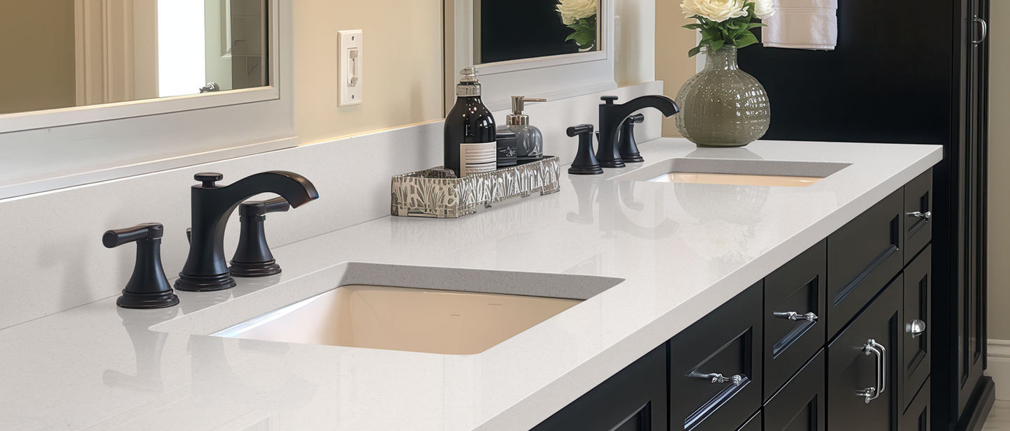 Countertop Quartz 2cm - 3cm Frost White 139x80 MSI