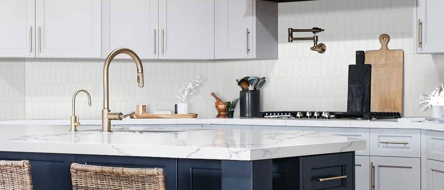 Countertop Quartz 2cm - 3cm Statuary Classique 127x64 MSI