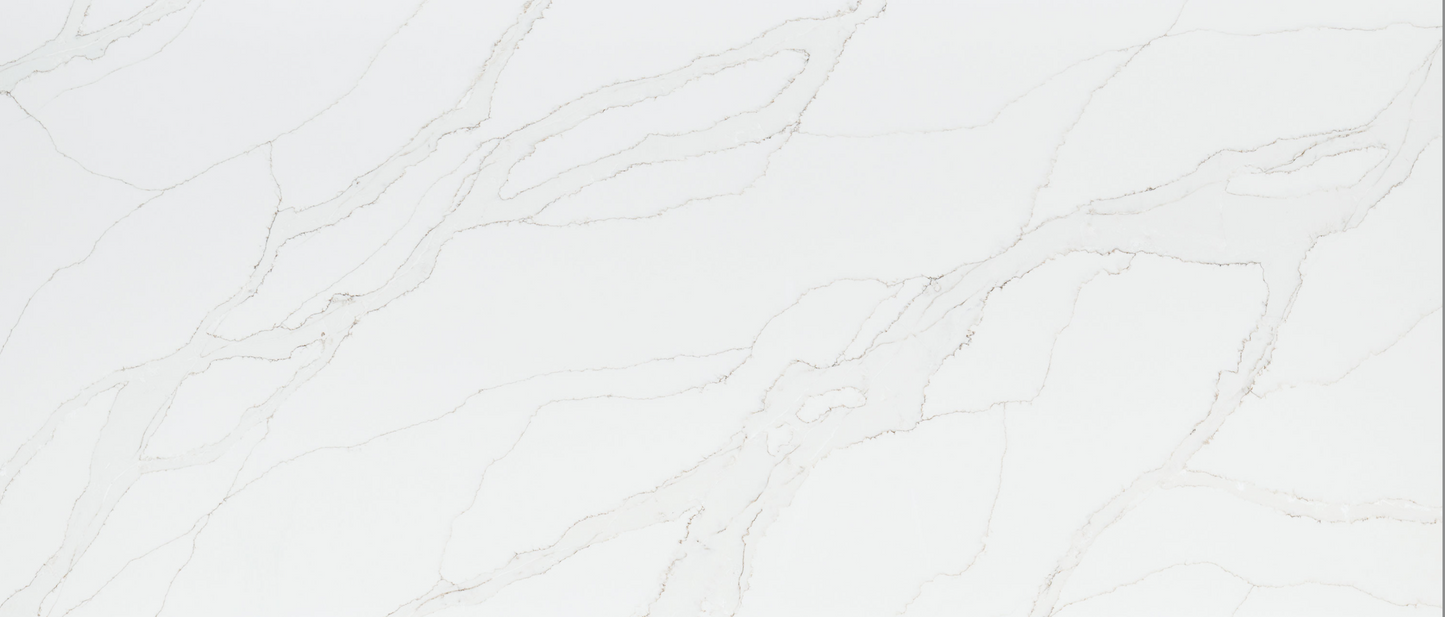Comptoir en Quartz 2cm - 3 cm Calacatta Izaro 140x82 MSI