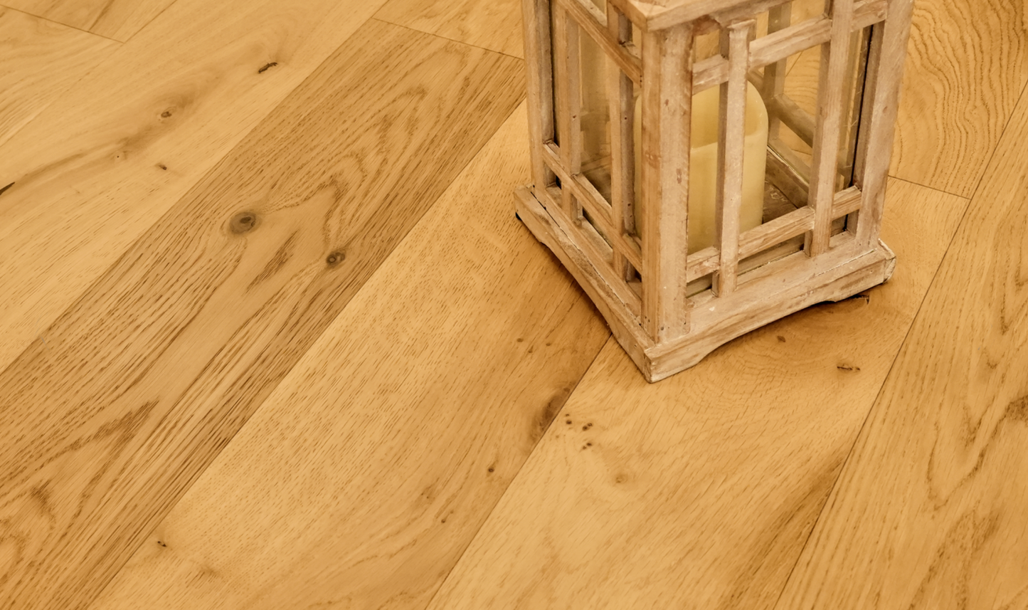 Plancher en bois d'ingénierie Chêne Blanc Européen Sunshine Collection Miami - Caractère