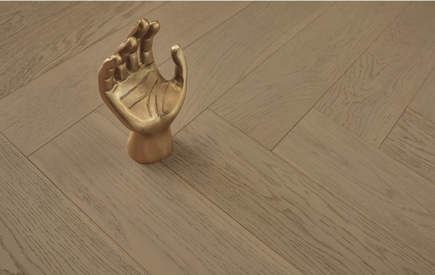 Engineered Hardwood Flooring Herringbone Europe White Oak Collection - Tundra HB Select