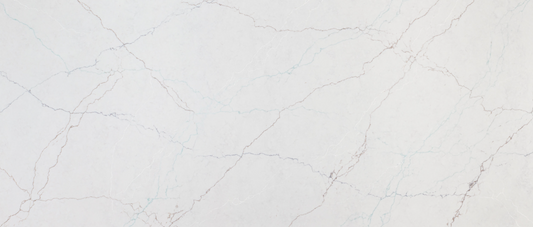 Comptoir en Quartz 2cm - 3 cm  Calacatta miraggio seaglass 126x63 MSI
