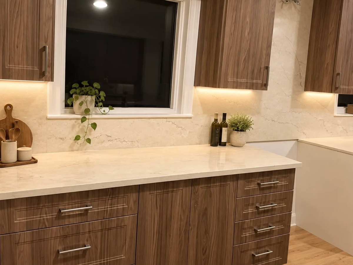Comptoir en quartz 2cm Double 2cm 6262, 126 x 63