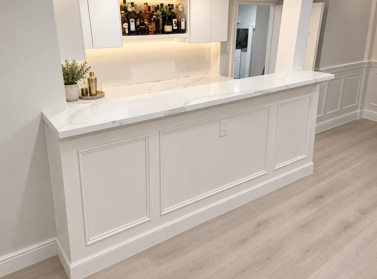 Comptoir en quartz 2cm Double 2cm 8825, 126 x 63