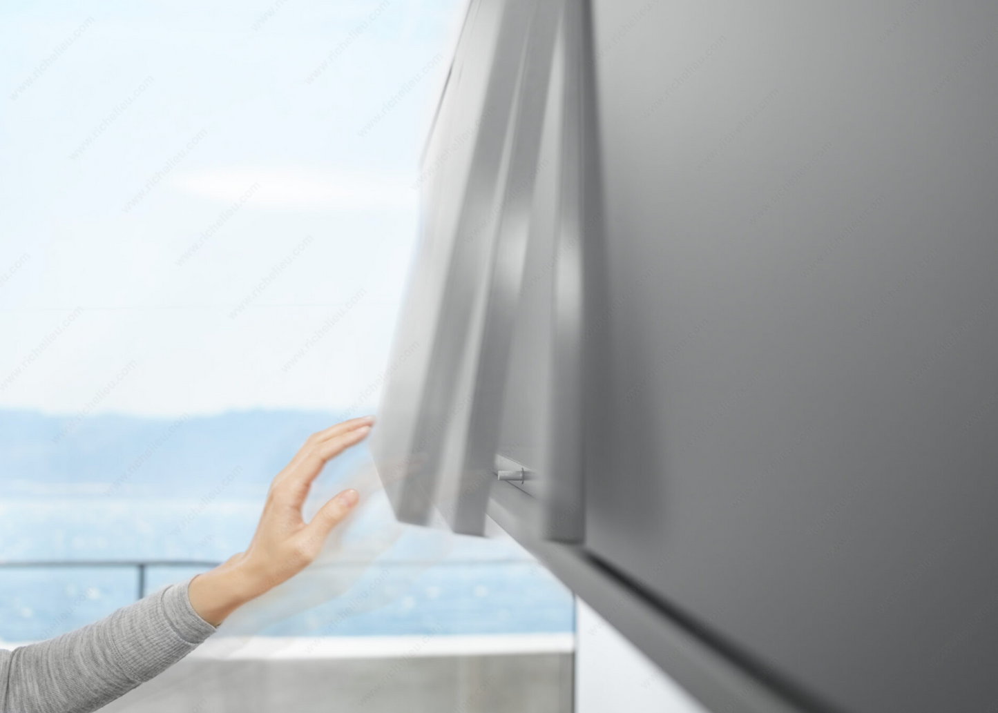 Support Horizontal Version Longue Gris