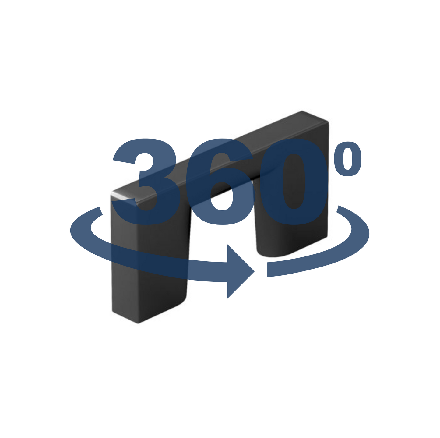 Pull Met 32mm (8/32) Matte Black Richelieu