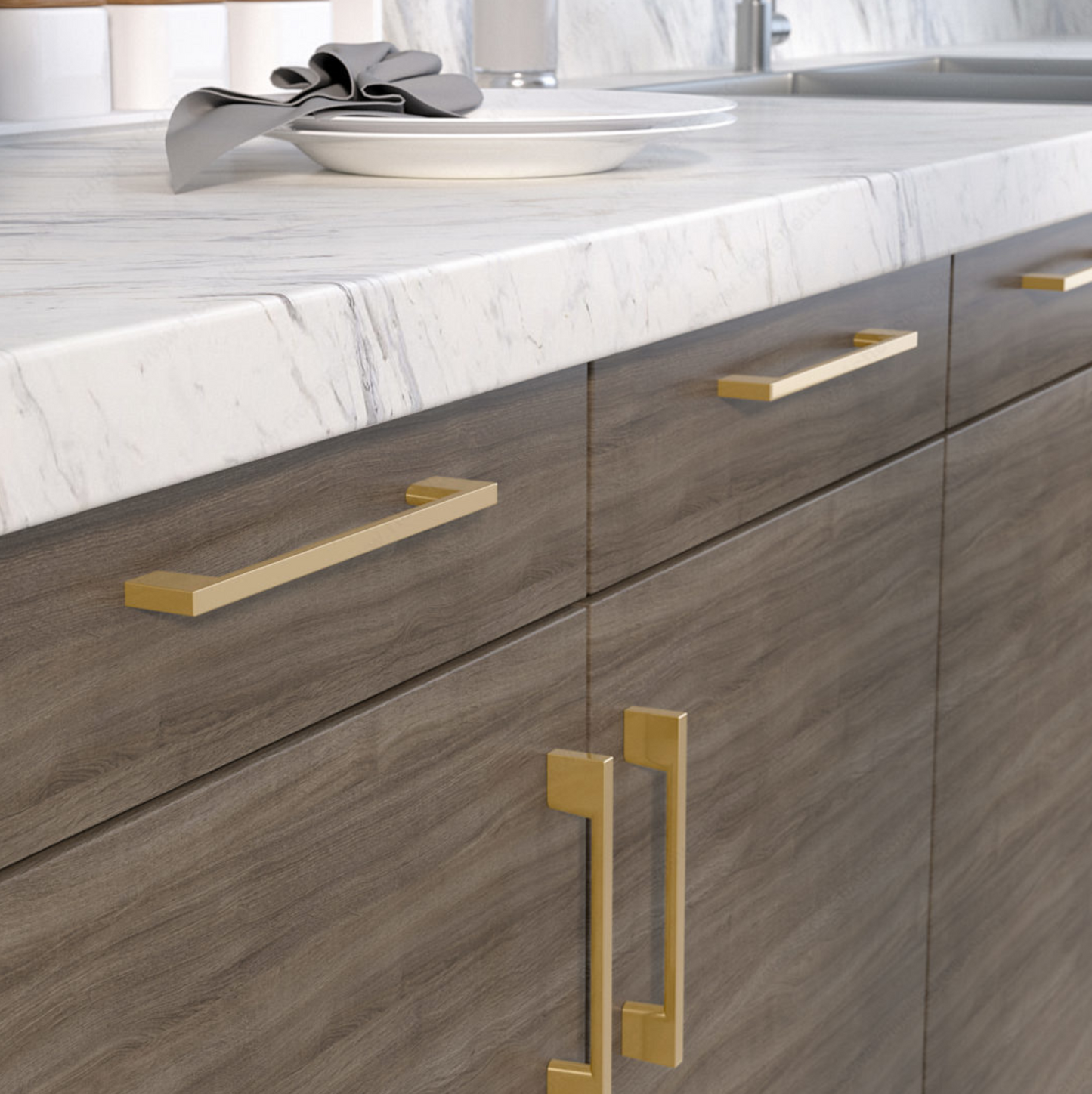 Poignée en métal moderne - 8160 Richelieu