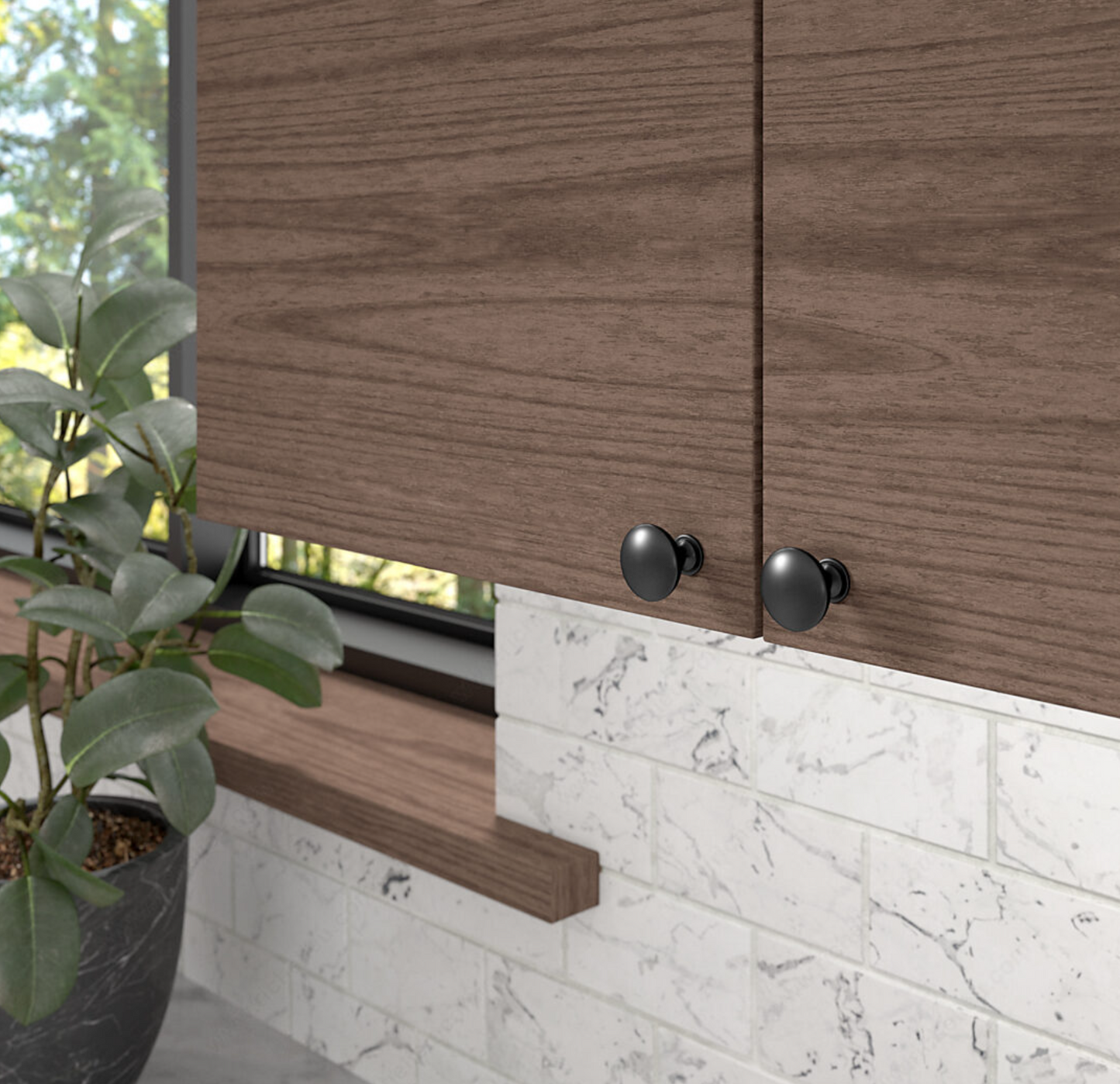 Modern Metal Knob - 9041 Richelieu