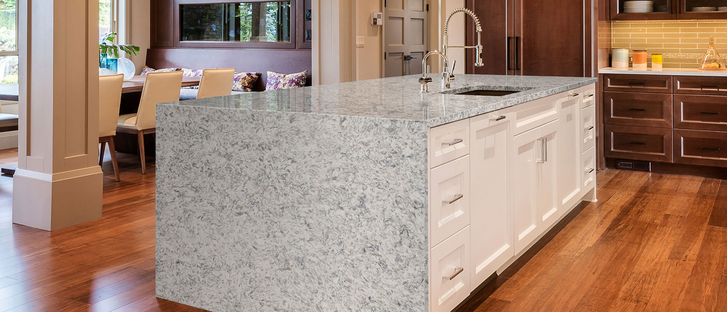 Countertop Quartz 2cm-3cm Montclair White MSI