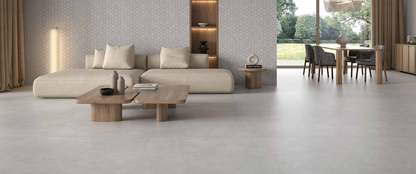 Porcelain Ceramic Tile - Pris. Gv Lab Concept Collection available in 1 size, 2 colors and 1 finish.