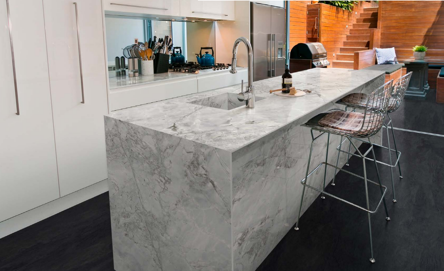Dalle en porcelaine Techlam - Supegray 12mm