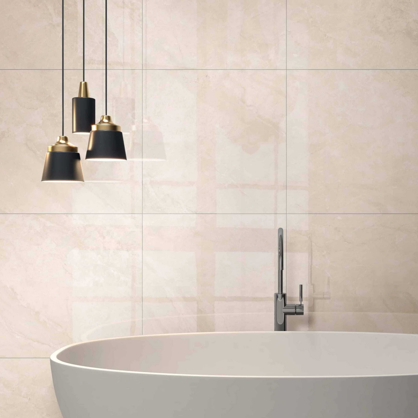 Porcelain Ceramic Tile -  Gatsby Collection available in 2 size, 1 color and 1 finish.