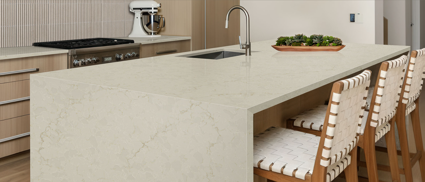 Countertop Quartz 2cm - 3cm MarfiTaj 140x82 MSI