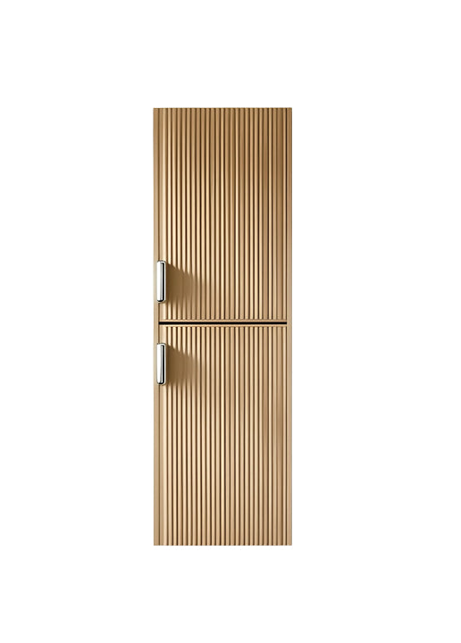 Meuble latéral 55 pouces 2 portes naturelle