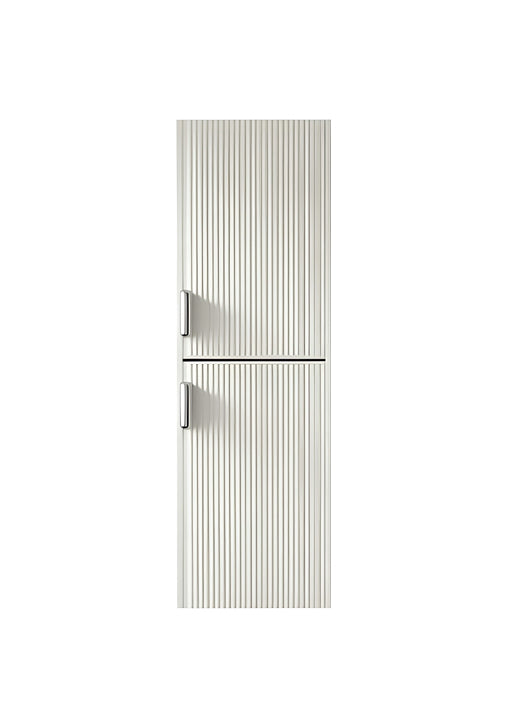 Meuble latéral 55 pouces 2 portes blanc