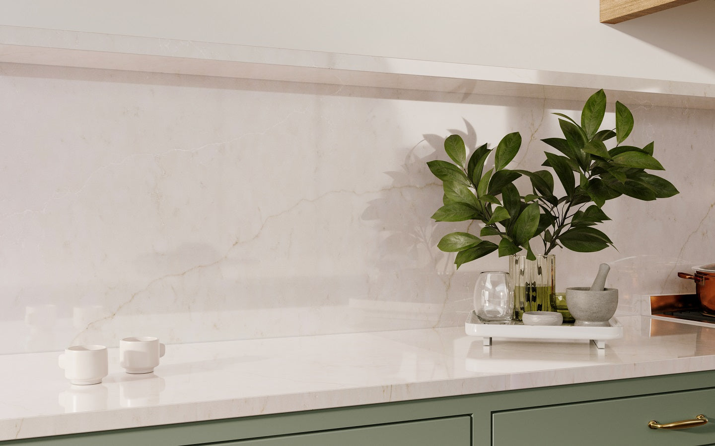 Countertop Quartz 2cm - 3cm LXHA Mistica 63x130 in