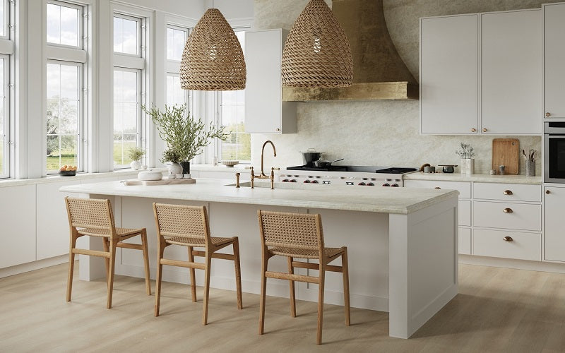 Comptoir en quartz 2 cm - 3 cm LXHA Taj Duna 63 x 126 po