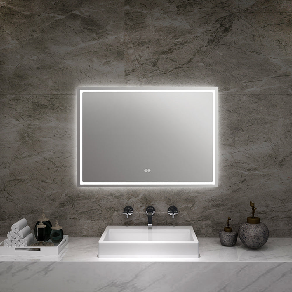 Miroir rectangulaire éclairé 48x30 po