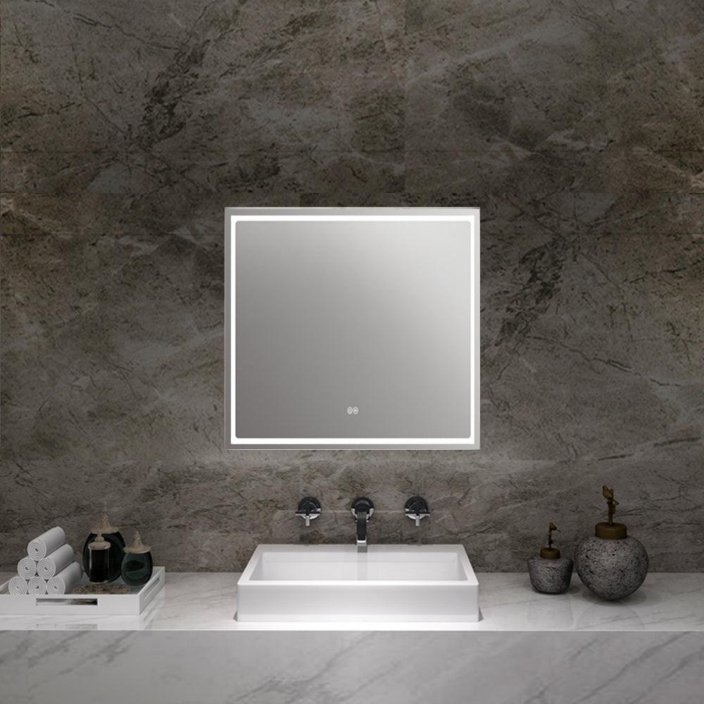 Rectangle Lighted Mirror 24x30 in