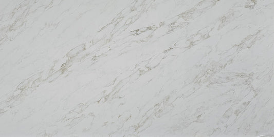 Comptoir de luxe en quartz Zenvia Collection 2 cm - 3 cm Calacatta Elvin 63 x 126 po