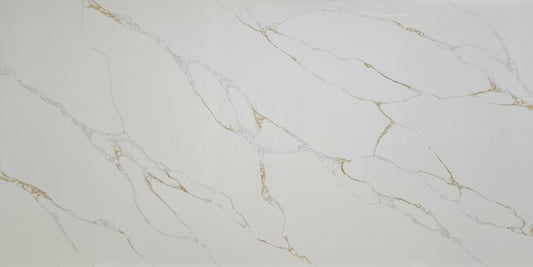 Comptoir de luxe en quartz Zenvia Collection 2 cm - 3 cm Nuvella 63 x 126 po
