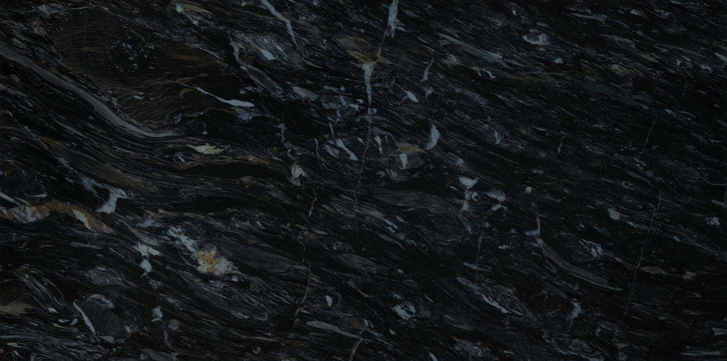 Porcelain Slab Techlam - Black Falls 12mm