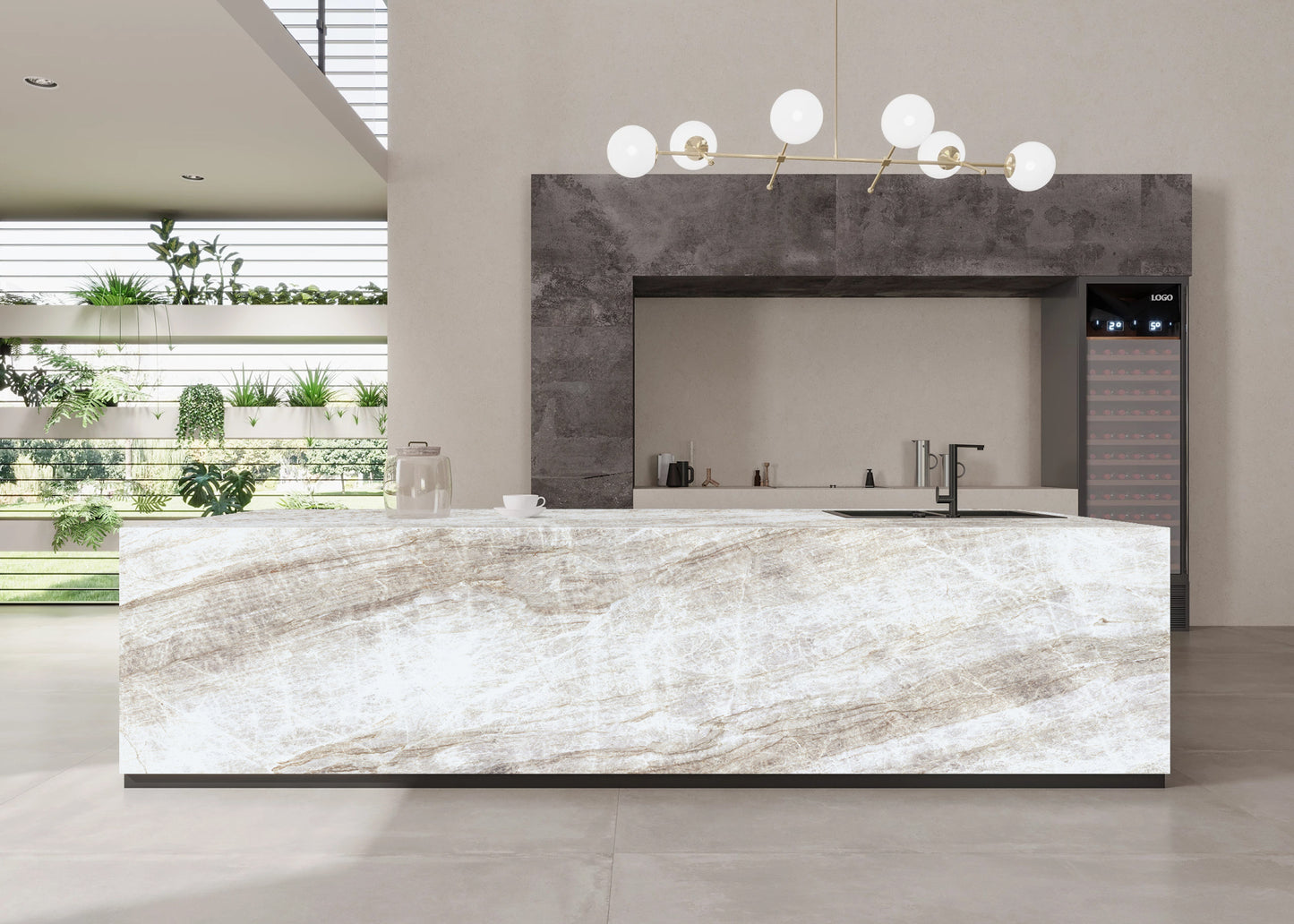 Comptoir Quartz 2cm - 3cm KY066