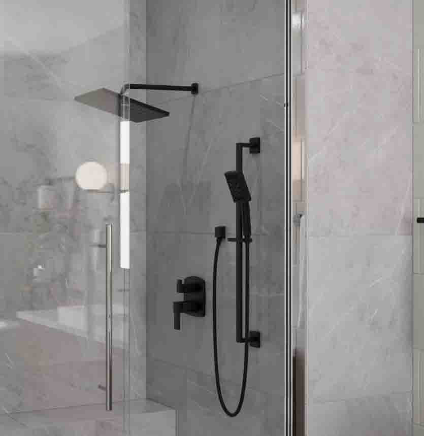 Deckard Shower Kit Square - 3 Colors