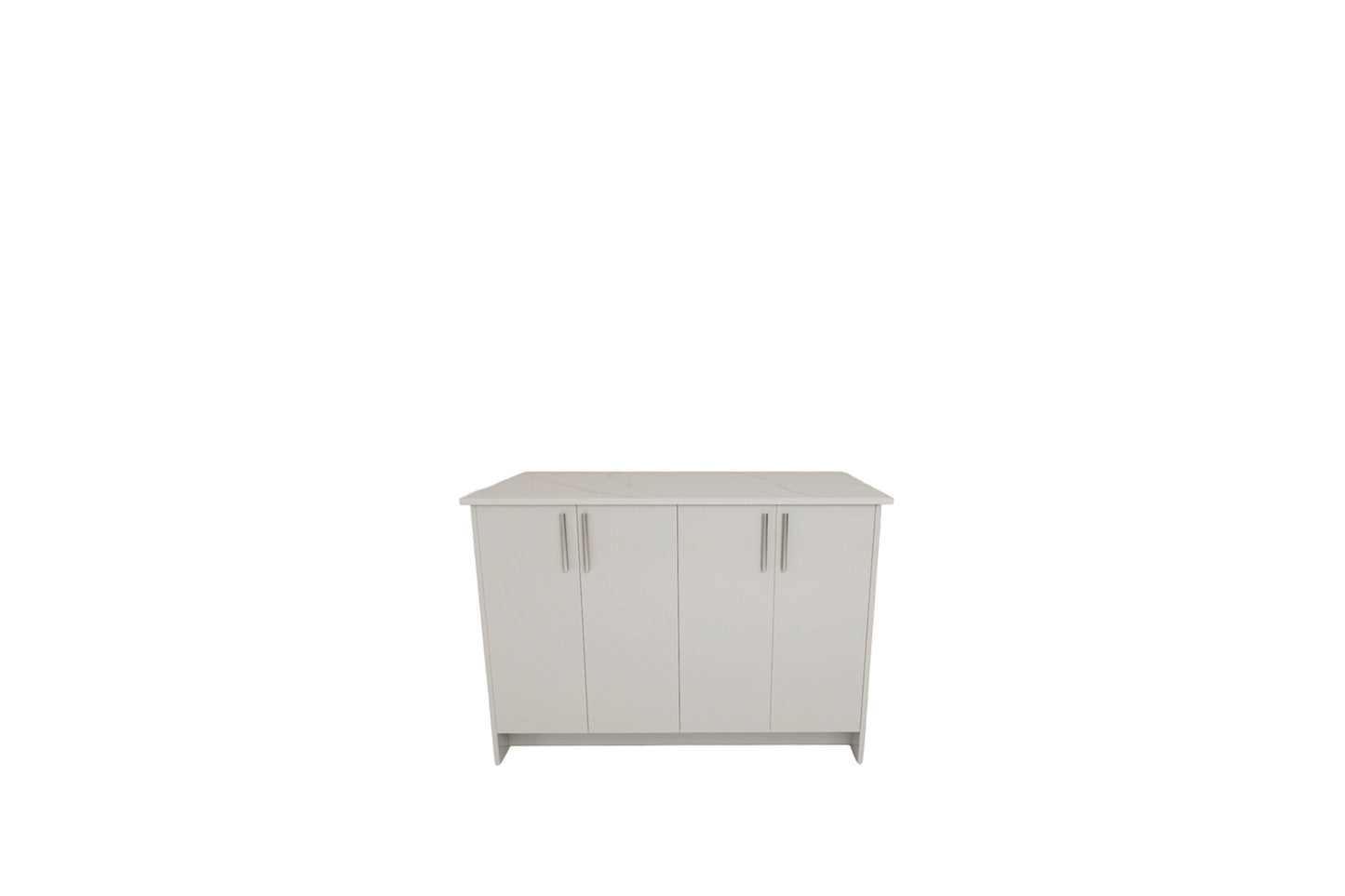 Îlot de cuisine de 4 pieds - 5 Couleurs