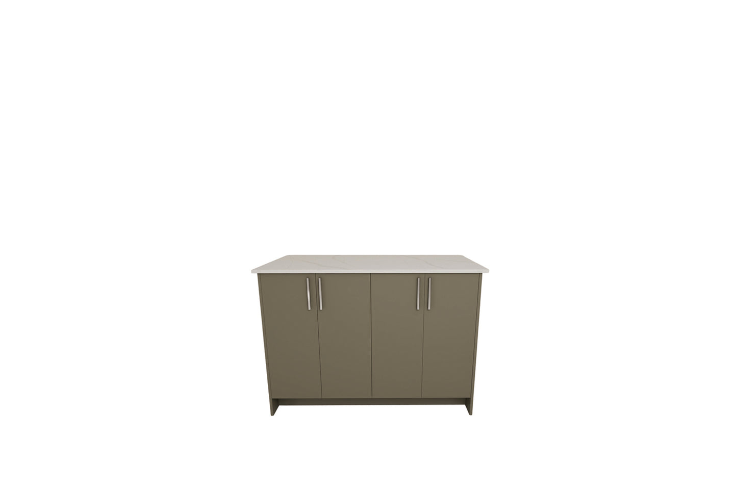 Îlot de cuisine de 4 pieds - 5 Couleurs