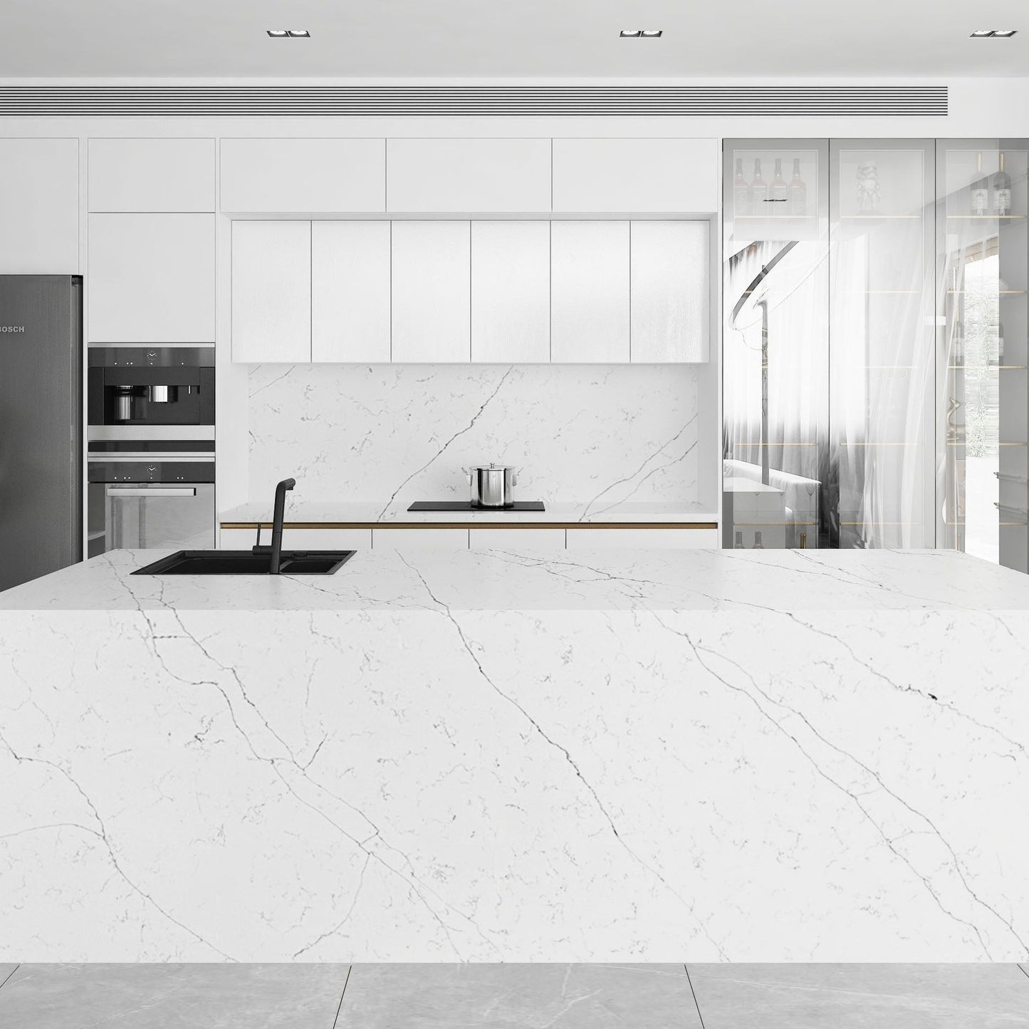 Comptoir Quartz 2cm - 3cm KD002